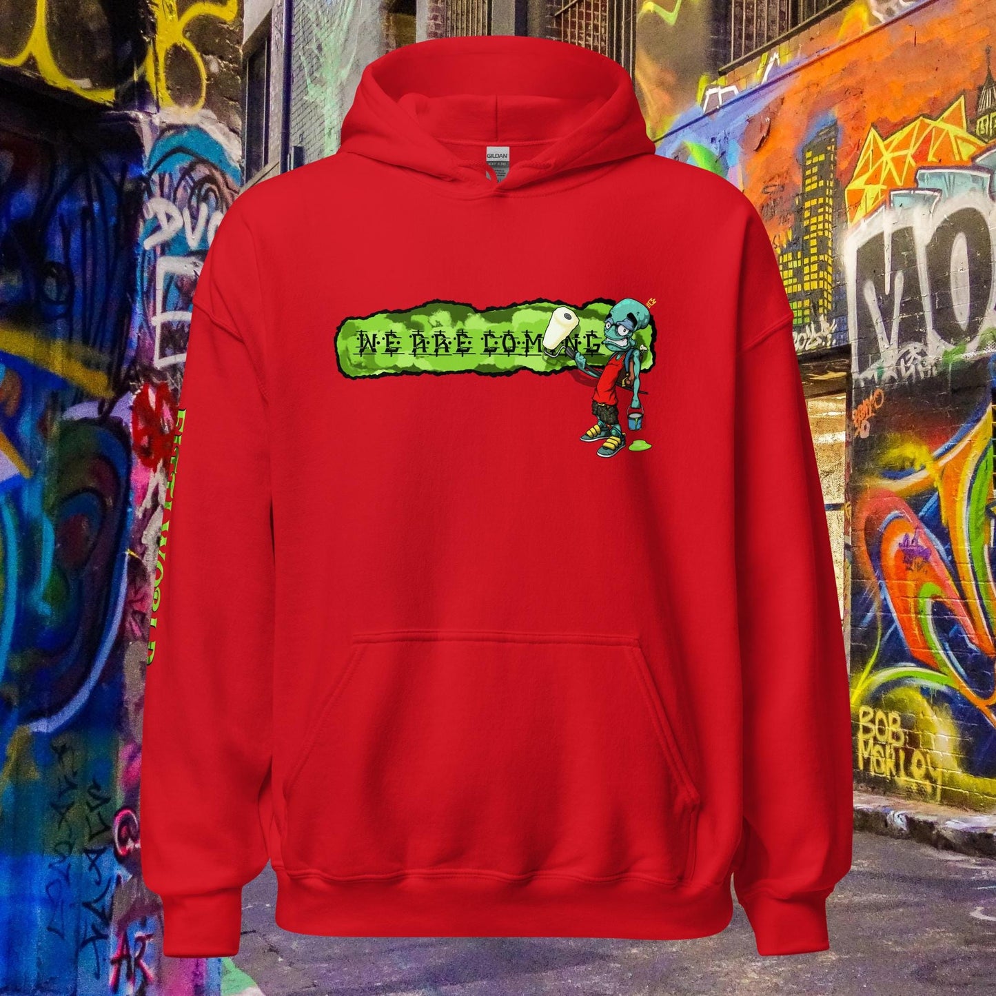 The Aliens man... Camo Edition Hoodie - Fitti World